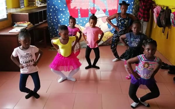 Children dancing